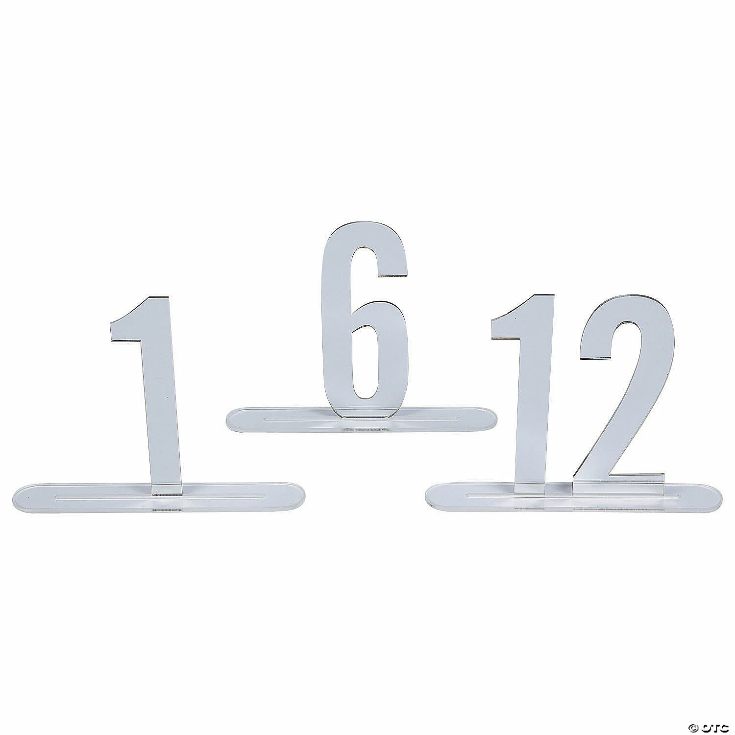 Buy ๐ฅ 1 - 12 Silver Mirror Table Numbers - 12 Pc. โ 1 Buy ๐ฅ 1 - 12 Silver Mirror Table Numbers - 12 Pc. โ
