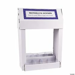 Outlet 🛒 Small Personalized 🍬 Candy Buffet Cardboard Stand-Up ✔️