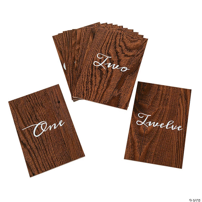 Brand new ๐คฉ 1-12 Wood Grain Table Numbers - 12 Pc. ๐ 2 Brand new ๐คฉ 1-12 Wood Grain Table Numbers - 12 Pc. ๐ - Image 2