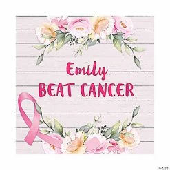 Cheapest 😀 Personalized Pink Ribbon Backdrop 👍