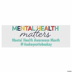 Best Sale 😀 Mental Health Matters Custom Banner -Large ❤️