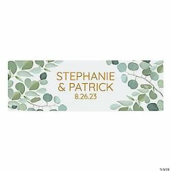 Outlet 🌟 Personalized Eucalyptus Wedding Banner - Medium 🔔