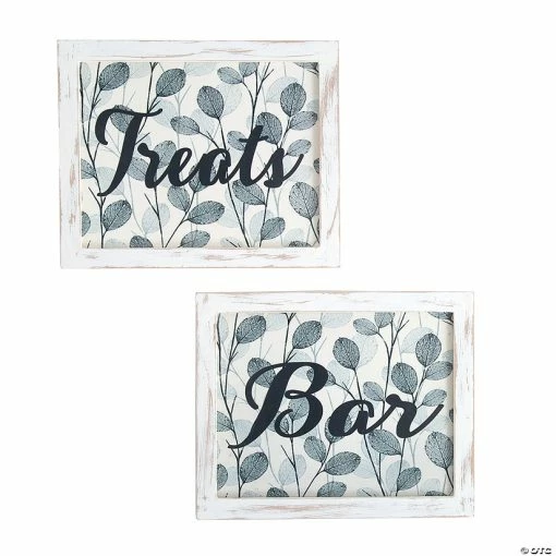Best Sale ⭐ Bar & Treats Sign Set - 2 Pc. 😉 -Party Decorations by Fundraiser Sales Shop bar and treats sign set 2 pc 13963221