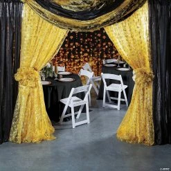 Cheap 🎉 Solid Color Gossamer Roll 💯 -Party Decorations by Fundraiser Sales Shop black gossamer3 2517 a03