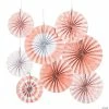 Best Pirce 💯 Hanging Paper Fan Assortment - 8 Pc. 👏