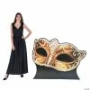 Best Sale 👍 Gold Masquerade Ball Mask Stand-Up ⭐