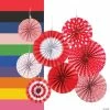 Brand new 🎁 Hanging Paper Fan Assortment - 8 Pc. ✔️