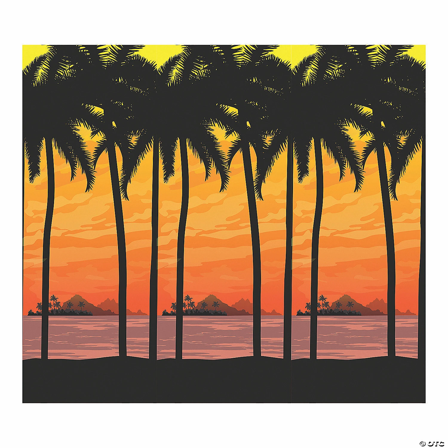 Coupon π Island Luau Sunset Scene Setter - 2 Pc. β 1 Coupon π Island Luau Sunset Scene Setter - 2 Pc. β