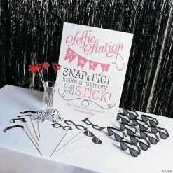 Outlet 💯 Large Metallic Fringe Backdrop Curtains 👍 -Party Decorations by Fundraiser Sales Shop large black metallic fringe backdrop curtain13629035 a02