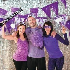 Deals 🎉 Large Metallic Fringe Backdrop Curtains ❤️ -Party Decorations by Fundraiser Sales Shop large silver metallic fringe backdrop curtain3 6194 a05