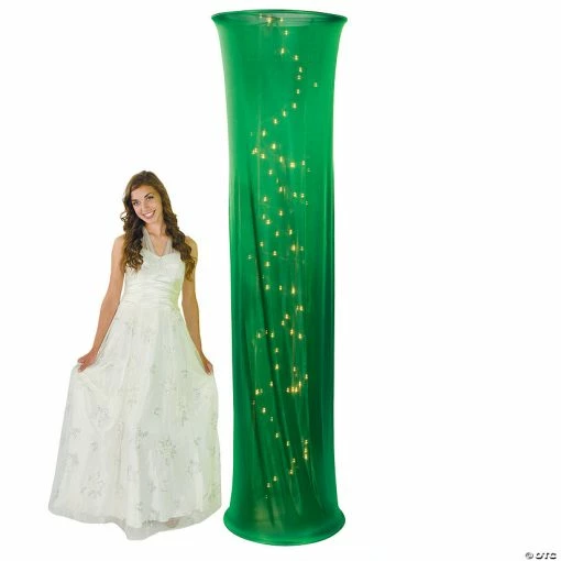Wholesale ❤️ Light-Up Fabric Column - 3 Pc. 🔔 -Party Decorations by Fundraiser Sales Shop light up green fabric column party light 3 pc 3 4005