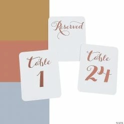 Best deal 👍 Metallic Foil Table Numbers - 24 Pc. 👏