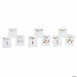 Party Decorations by Fundraiser Sales Shop -Party Decorations by Fundraiser Sales Shop metallic foil table numbers 24 pc 13786046 a01