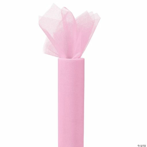 Cheap ✔️ Small Tulle Rolls ❤️ 1 Cheap ✔️ Small Tulle Rolls ❤️ -Party Decorations by Fundraiser Sales Shop pink small tulle roll3 1052