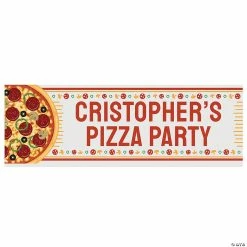 Promo 🤩 Pizza Party Custom Banner 🛒