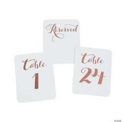 Flash Sale 🔔 Metallic Foil Table Numbers - 24 Pc. 🔥