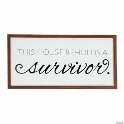 Top 10 👍 Survivor Awareness Wooden Sign 🔔