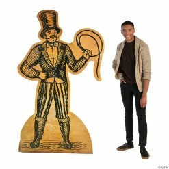 Flash Sale 💯 Vintage Circus Performer Cardboard Stand-Up 😀